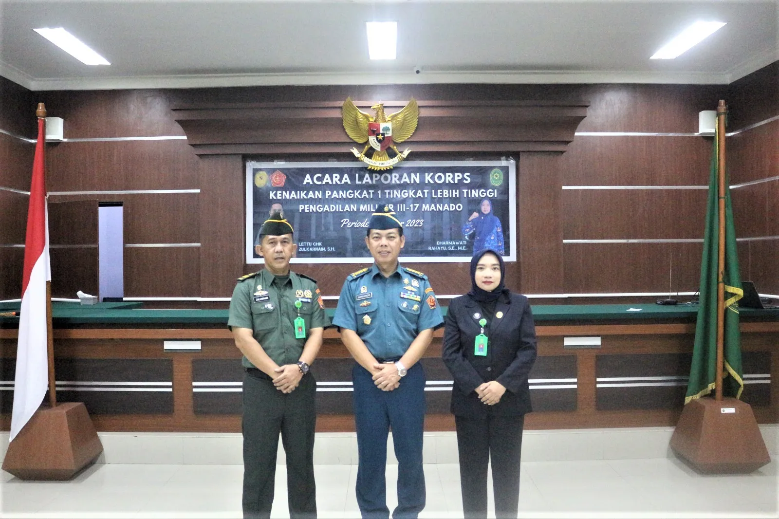 ACARA LAPORAN KORPS KENAIKAN PANGKAT 1 OKTOBER 2023